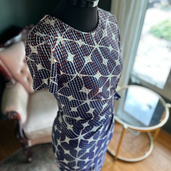 Diane Von Furstenburg Silk Wrap-Style Dress - Picture 2 of 12